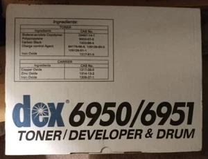 Genuine Dex 6950/6951 Toner and Drum for use in 625 645 655 665 - Bild 1 von 2