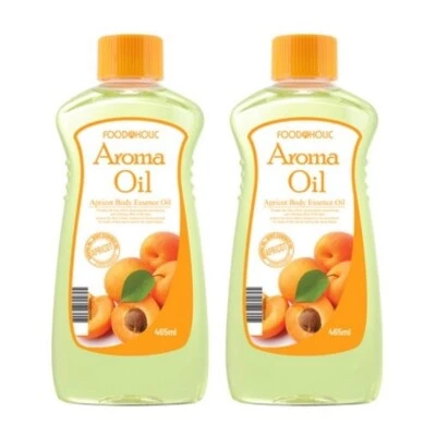FOODAHOLIC Aroma Oil Apricot Body Essence Oil 465ml(15.72oz)x2pcs Korea - Image 1 of 4