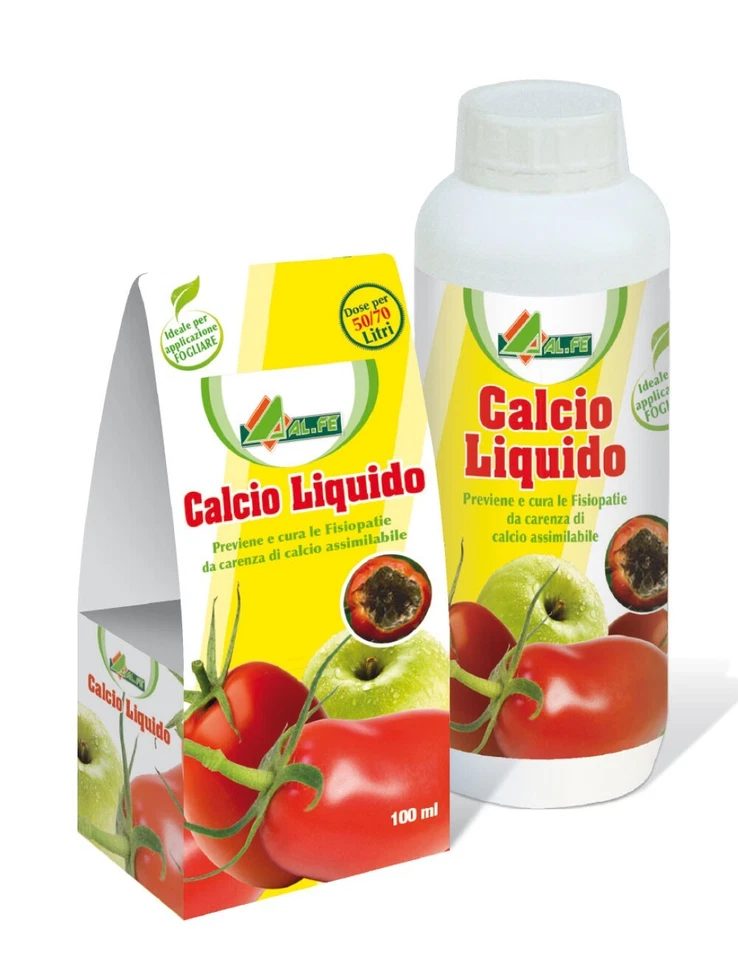 calcio liquido cura e previene carenza di calcio marciume pomodoro 1 LT ALFE