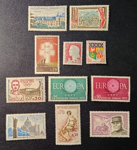 4798 - FRANCE - SCOTT# 965-966, 967, 968, 969, 970-971, 972, 973, 974, 975 - MNH - Picture 1 of 1