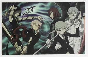 Tarjeta postal Soul Eater Vol.1-16 Shonen Gangan cómics manga japonés Ohkubo 03 - Imagen 1 de 4