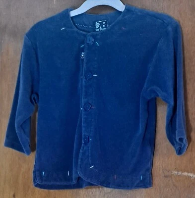 Винтажный JB Jean Bourget темно-синий французский махровый ребенка ясельного возраста Jkt 4T  - Изображение 1 из 4