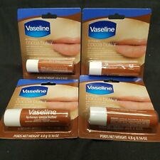 4 pack Vaseline Lip Therapy Balm Sticks Cocoa Butter with Petroleum Jelly