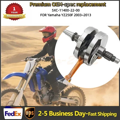 Cigüeñal para Yamaha YZ250F YZ 250F 2003~2013 5XC-11400-22-00 Foto 1 de 4