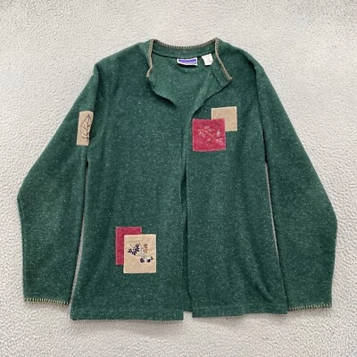 Suéter Cárdigan Northcrest Frente Abierto Tema Otoño en Mujer’s Talla Pequeña Foto 1 de 4