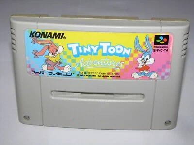 Tiny Toon Adventures (Japanese) Super Famicom SFC Japan import US Seller - Image 1 of 2