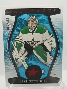 2023-24 Upper Deck Artifacts Ruby Jake Oettinger /499 Dallas Stars #151 - Picture 1 of 2