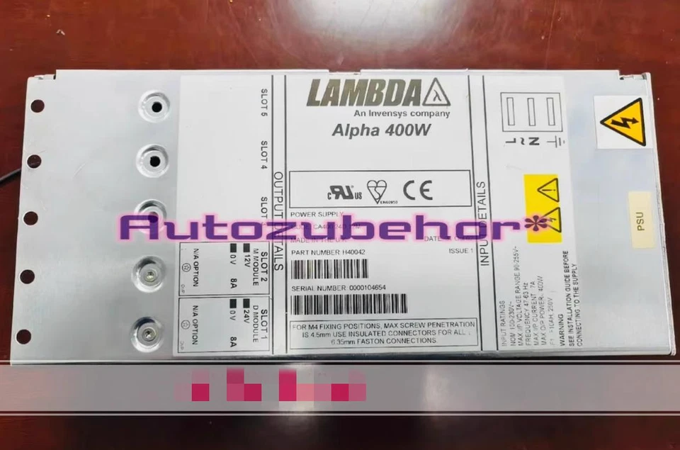 1pc used Alpha 400W   H40042 power supply - Image 1 of 1