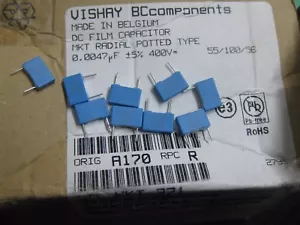 5x BFC237152472 4700pF 5% 400V DC Film Capacitors MKT Radial Potted Type 4.7nF - Foto 1 di 2