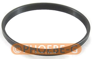 69mm to 67mm 69-67 mm Step Down Filter Ring  Adapter - Picture 1 of 1