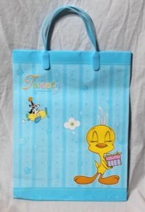 NEW GIFT BAG BLUE  TWEETY  MADE IN  KOREA 10" X 13" - Picture 1 of 3