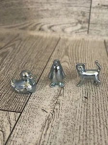 Monopoly Penguin, Cat And Duck Game Token Movers Set of 3 New Replacements - Picture 1 of 4