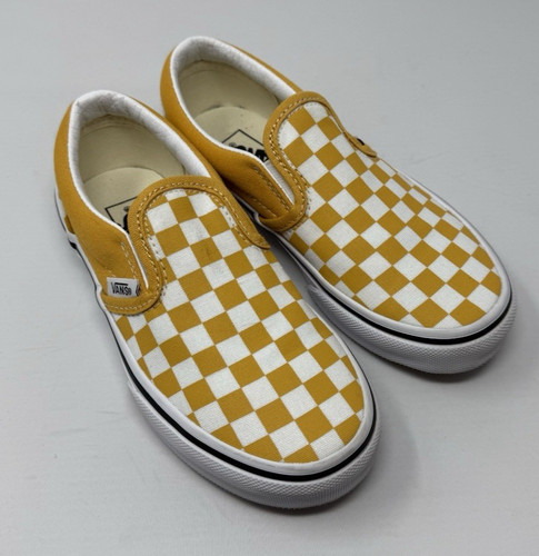 Scarpa Vans Unisex Gioventù Classica Slip On Colore Teoria Scacchiera Taglia 13.0UY