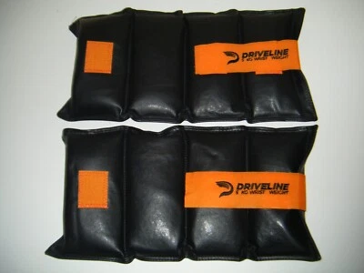 Driveline 5kg Set Leather Wrist Weights For Baseball Fitness Training