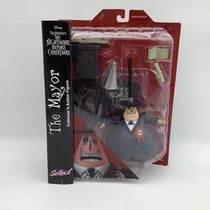 Tim Burtons Nightmare Before Christmas The Mayor Action Figure 2016 New - Picture 1 of 5