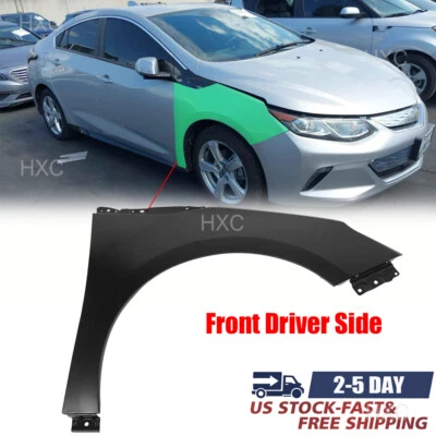 Front Right Passenger Side Fender For 2016-2019 Chevrolet Volt Primed Black USA - Изображение 1 из 4