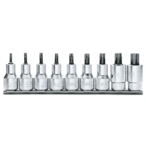 9er Set Torx Steckschlüssel mit Metallhalter 1/2 Beta 920TX/SB9 - Bild 1 von 3