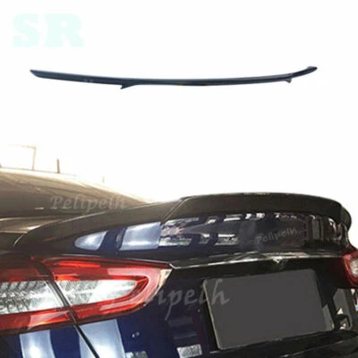 Alerón de alerón de arranque trasero de fibra de carbono estilo K para Maserati Quattroporte 13-24 Foto 1 de 4