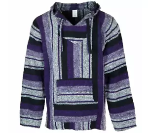 🔥 Auténtica Sudadera con Capucha Baja Mexicana - Lavanda - ¡Vestir frío y aventura! 🔥 - Imagen 1 de 4