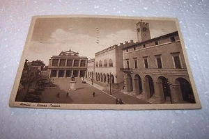 cartolina RIMINI - piazza cavour - viaggiata 1942, da Rimini a Modena - vedi fot - Picture 1 of 1