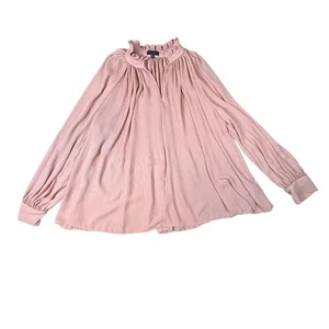 The Limited Langarm Bluse XL rosa verzierte Ärmel - Bild 1 von 5