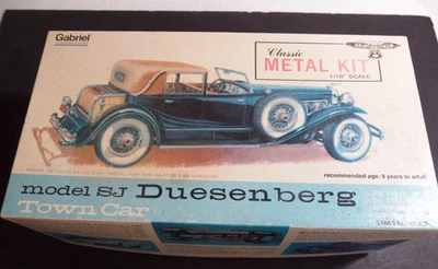 Gabriel Hubley Model SJ Duesenberg Town Car  1/18 Scale Classic Metal Model Kit - Image 1 of 4