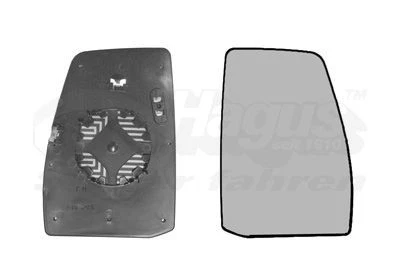 Adatto per VAN WEZEL 1987838 INSERTO SPECCHIETTO FORD TOURNEO CUSTOM, TRANSIT CUSTOM 04/12-> - Immagine 1 di 4