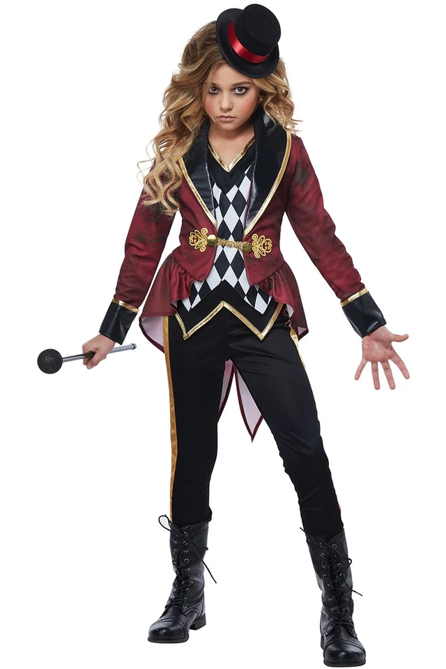 Disfraz California Ringmaster Niño Niñas Payasos y Circo Halloween Traje 00637 Foto 1 de 1