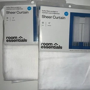 Room Essentials Target Window Sheer Curtain Panel 84" (White) - Picture 1 of 4