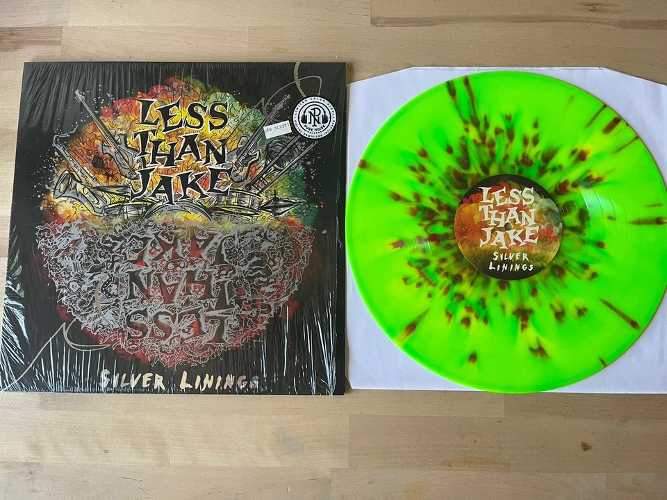 Less Than Jake Silver Linings LP Green With Splatter Vinyl  - Image 1 of 1