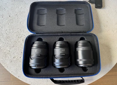 Sirui Sniper f/1.2 Autofocus 3-Lens Kit (FUJIFILM X, Black) With Protection Plan - Image 1 of 4