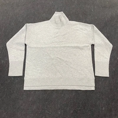 JMCLAUGHLIN Solid Dina Cashmere Sweater Women's Size S Light Grey - Image 1 of 4