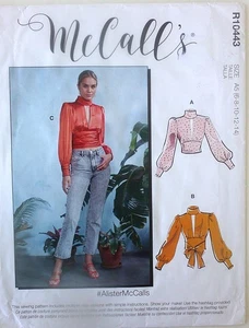 McCalls 8042 Misses Tops Sewing Pattern Sz 6-12 - Picture 1 of 1