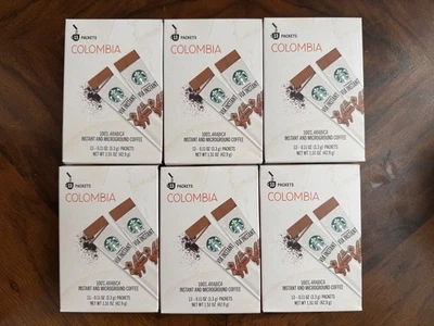 Starbucks VIA Instant Coffee Colombia Medium Roast (78 packets) Exp：05/26