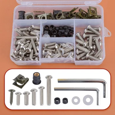 Juego de arandela de tornillo para carrocería de carenado apto para Kawasaki Ninja ZX6R ZX7R ZX10R ZX6RR Foto 1 de 4