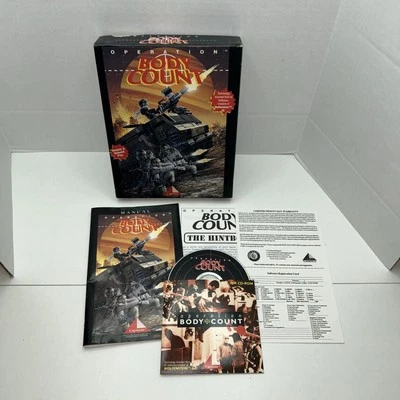 Operation Body Count PC CD ROM Game 1994 DOS Capstone Big Box Complete - Image 1 of 4
