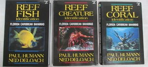 The Reef Set: Fish Creature Coral ID Humann & Deloach 2002 FL Caribbean Bahamas - Picture 1 of 20