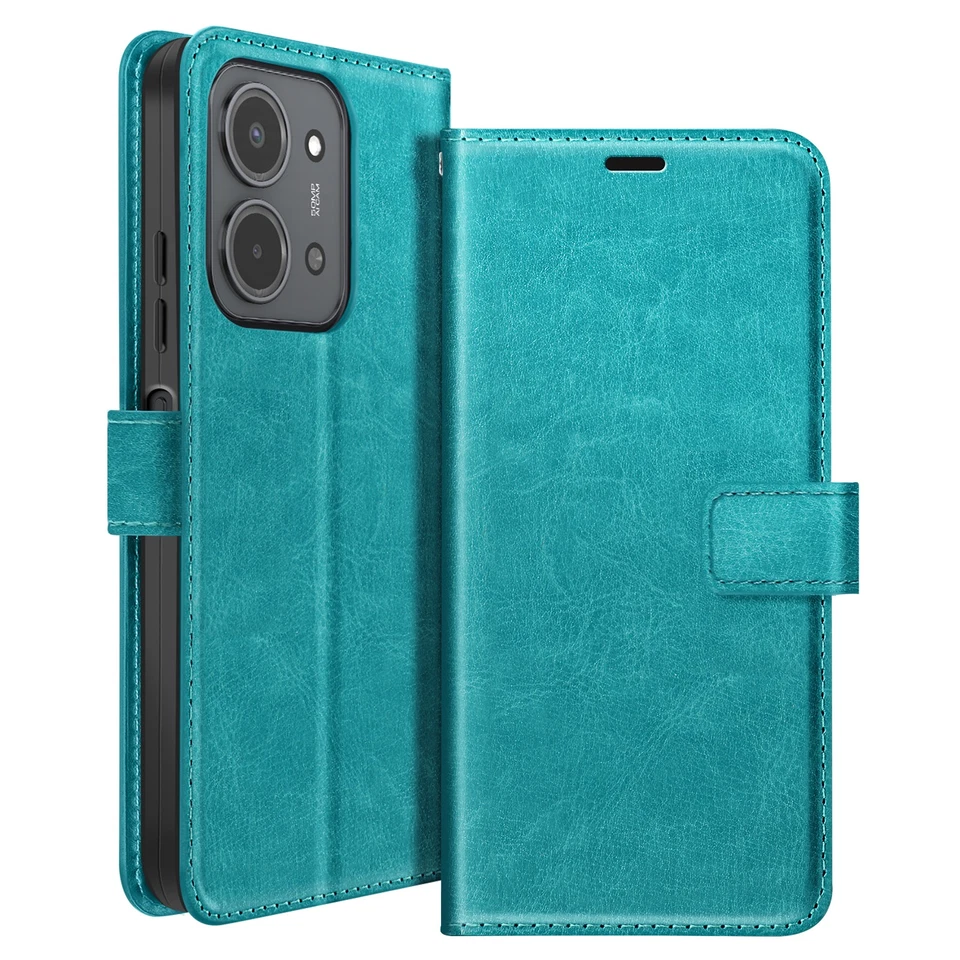 Mayaxess Étui Portefeuille pour Xiaomi Redmi 15C avec Dragonne et Fonction Stand