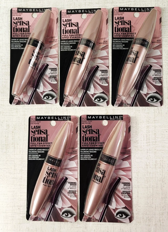 Maybelline Lash Sensational Mascara - Very Black, 9.5ml