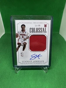 Stanley Johnson RC 2015 Panini National Treasures Colossal Patch Auto #16/99 - Bild 1 von 2