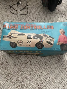 Asahi (Schuco) Porsche 917K Martini Radio Control 1:12 in box 1970s RARE NIB - Picture 1 of 12