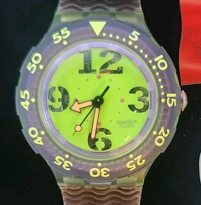 Swatch Scuba 200 Watch SPRAY UP SDN103 New Old Stock - Image 1 of 4