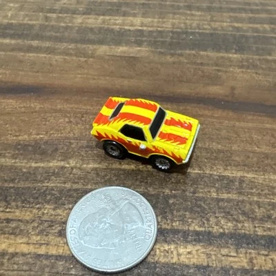 1989 Micro Machines '71 Plymouth Barracuda Yellow Highway Warrior Galoob Vintage - Image 1 of 4