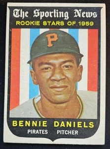 1959 Topps #122 Bennie Daniels Pittsburgh Pirates - RC - Picture 1 of 2