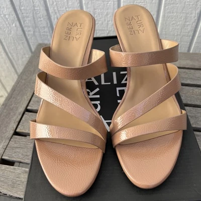 Naturalizer Womens Breona Faux Leather Slip On Wedge Heel 9.5M - Image 1 of 4