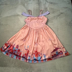 Disney Fantasyland Dress XL Pink Disney Parks Collection The Dress Shop Castle - Picture 1 of 16