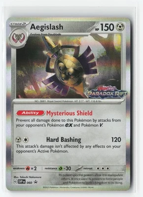 AEGISLASH SVP 060 PRERELEASE PROMO POKEMON TCG NM - Image 1 of 3