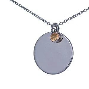 Colgante de plata Clogau citrino piedra de nacimiento de noviembre - Imagen 1 de 12