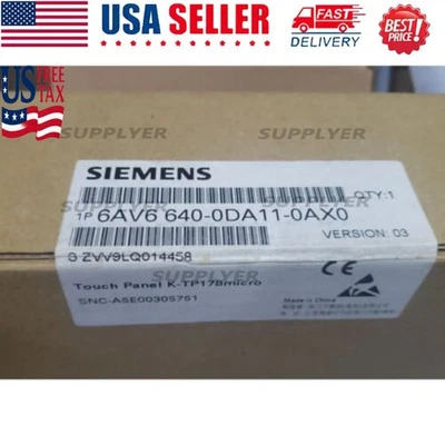 New Siemens 5.7" Touch Panel 178MICRO 6AV6640-0DA11-0AX0 6AV6 640-0DA11-0AX0 - Image 1 of 4