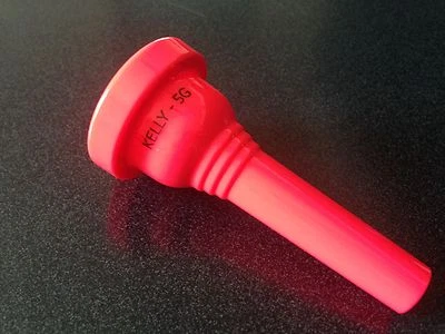 KELLY 5G PUNK PINK Large Shank Trombone Mouthpiece NEW! Ships Fast!